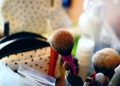 cosmetics, make up, paint brush, beauty, bristles, utensils, bath, bathroom, powder brush, instruct