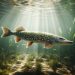 ai generated, fish, pike, animal, wildlife, wild animal, nature