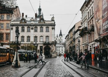 people walking on street
