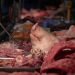 pig, head, meat, mammal, food, cultural, red, young