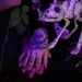 tattoo, hands, scary, rose tattoo, mood, bones, skeleton